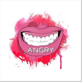 I am angry Posters and Art